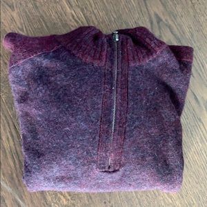 Beautiful men’s casual sweater purple burgundy XXL